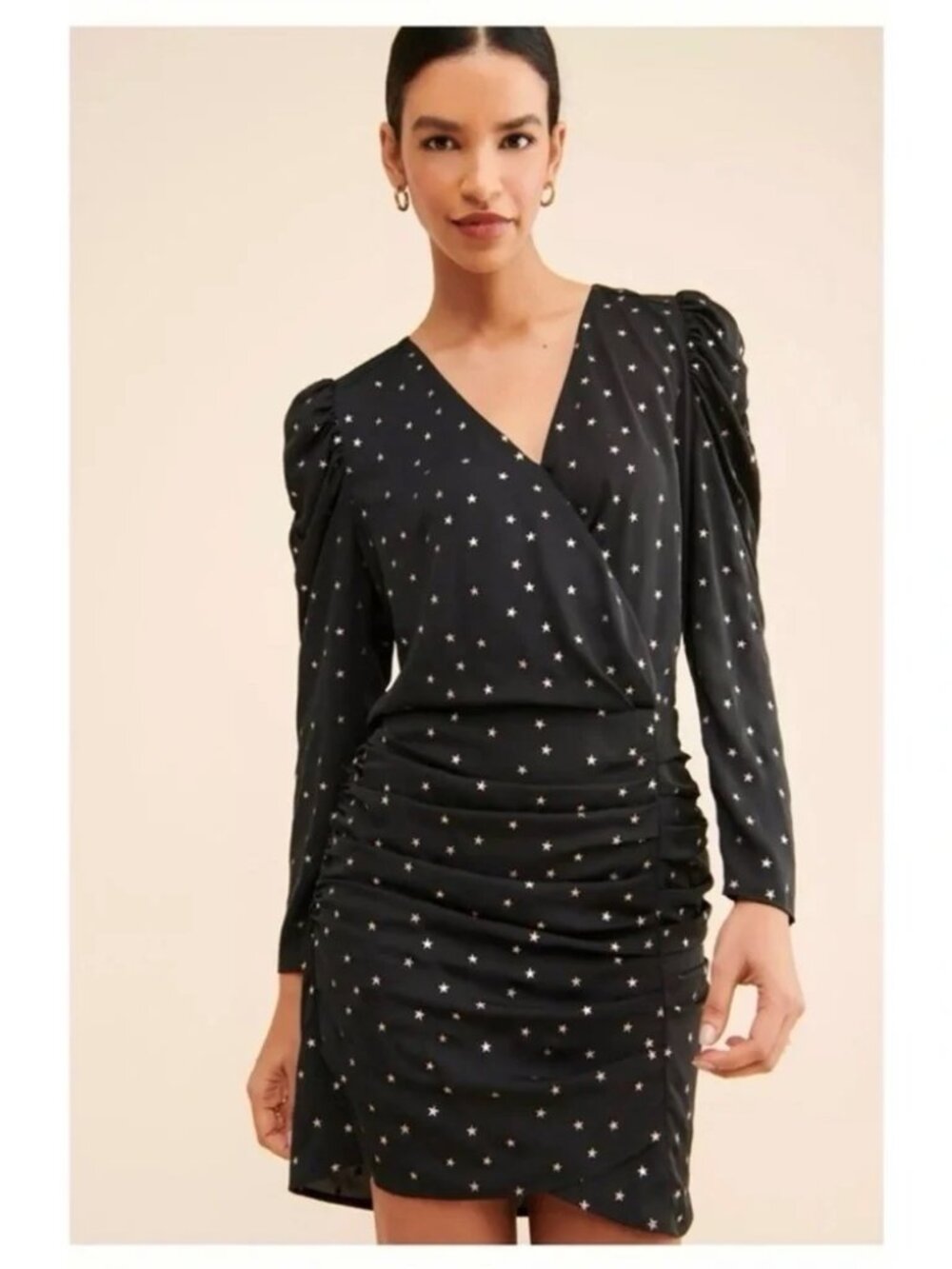 Anthropologie Current Air Dew Drop Star Mini Dress - Medium